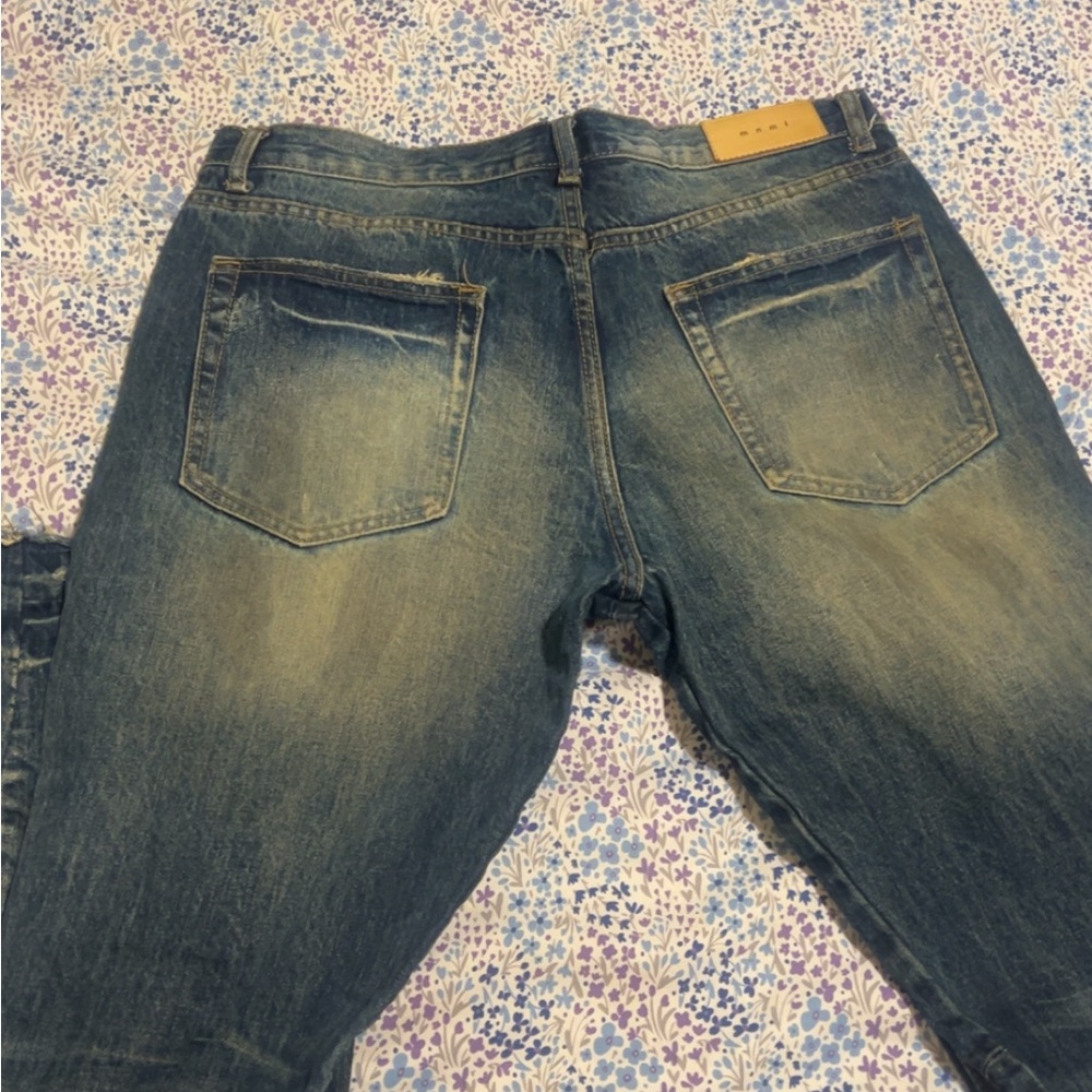 MNML Blue Slim Straight Jeans
